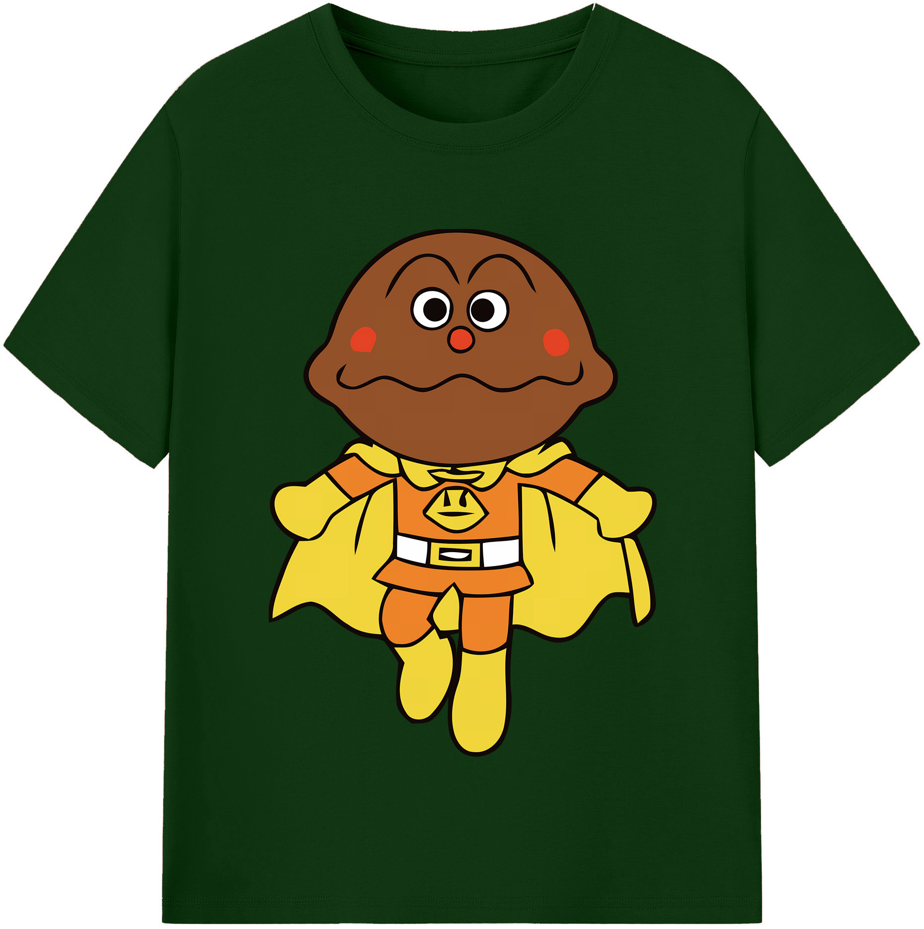 （画像用） アンパンマン Anpanman 綿100％半袖Tシャツ（フロントプリント）